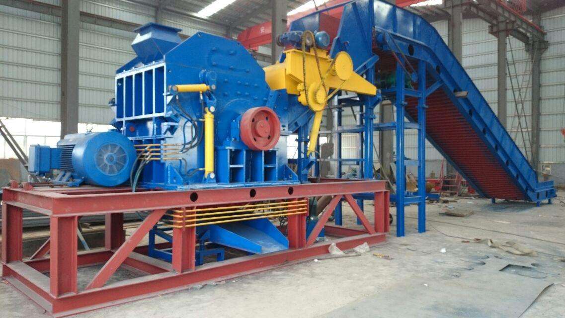 廢鋁破碎機(jī)安裝現(xiàn)場(chǎng)